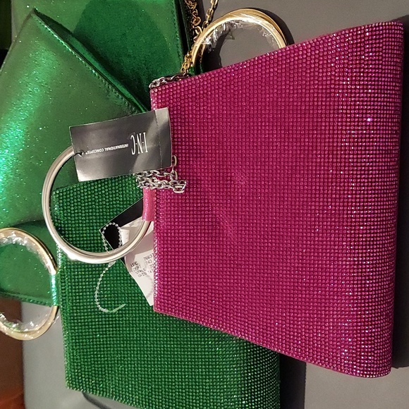 INC Brynnn Bangle Clutch, - Light Green - Picture 2 of 6